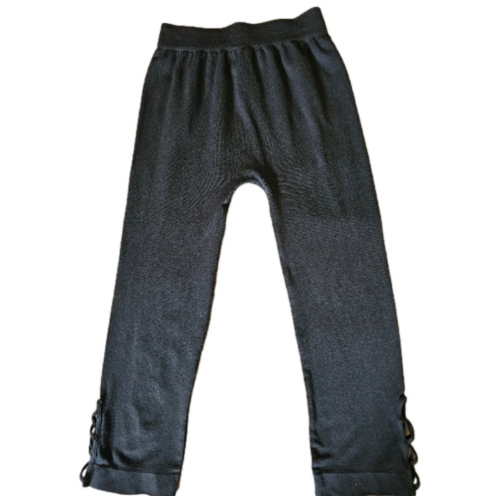 NIKIBIKI Cross Split Hem Leggings O/S - Picture 2 of 5